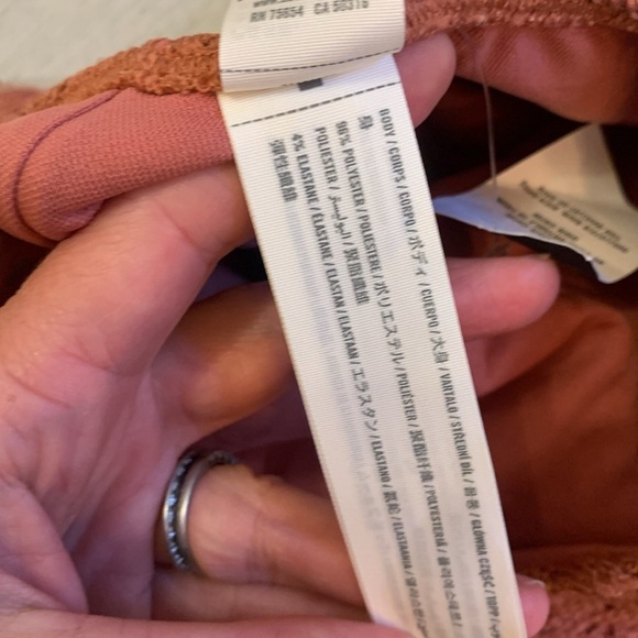 Hollister One Piece Knit Swimsuit, L‎ Pink NWT - Picture 8 of 8